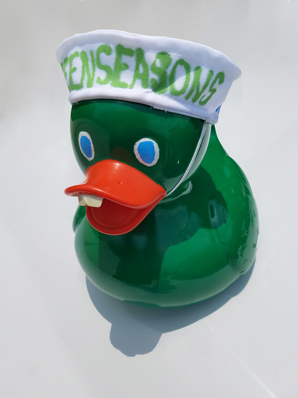 Picture of Ducky Green competing in the Knock Knock Duck Derby Race
