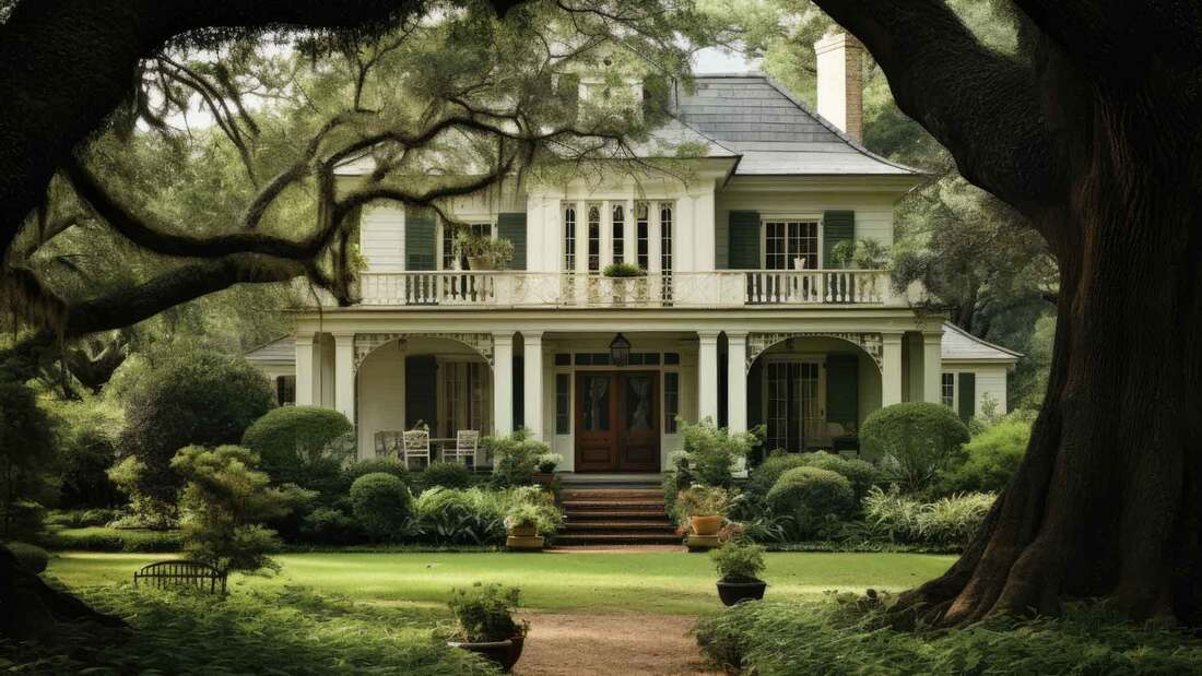 Picture of home in Louisiana in Spring